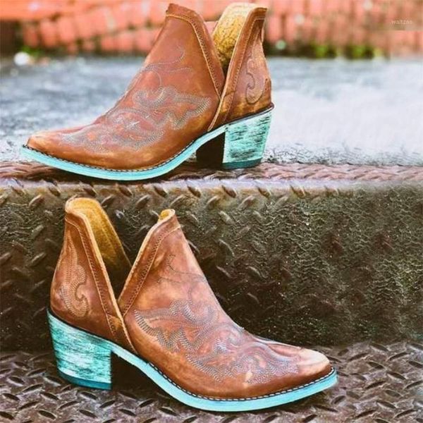 

women ankle boots high heels shoes vintage pu leather booties gladiator plus size shoes woman female mujer sapato feminino1, Black