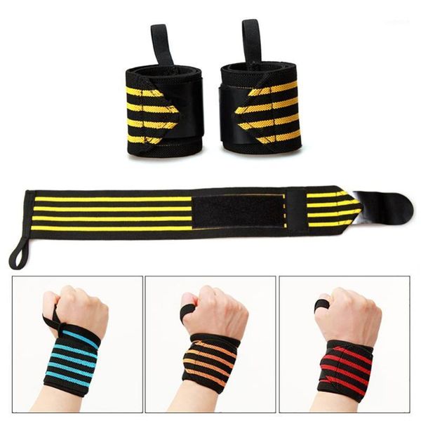 

wrist support 1pc sport cotton elastic bandage hand wristband gym brace fitness tennis polsini sweat band munhequeira1, Black;red