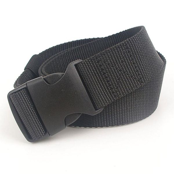 

tactical men belt breathable elastic army combat waist nylon automatic buckle jeans outdoor sports equipment kg-33, Black;gray