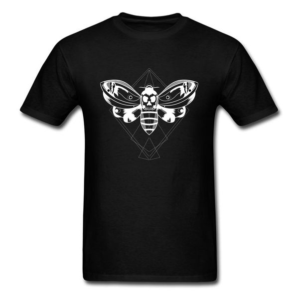 

deaths moth fabric skull short sleeve fashionable black clothes sport hooded sweatshirt hoodie t shirt