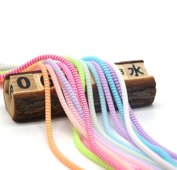 

5pcs cable protector earphone cable organizer desk set wire storage data line holder winder wrap cord ca bbyuje packing2010