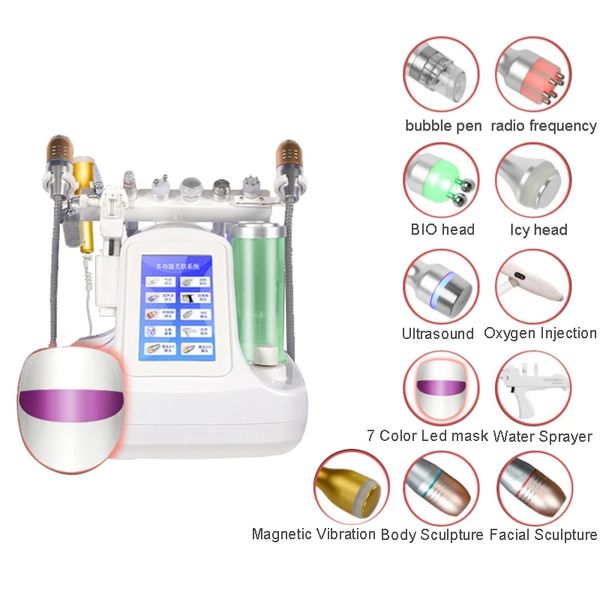 

11 in 1 hydra dermabrasion rf bio-lifting spa facial machine water jet hydro diamond peeling microdermabrasion