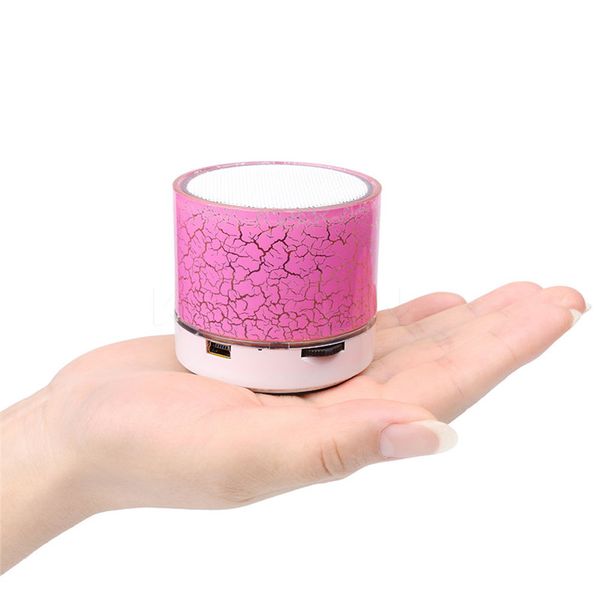 

mini led bluetooth speakers colorful hands portable wireless speaker support tf card mic usb aux audio music mp3 player