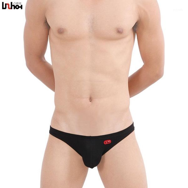 

gay underwear men briefs shorts cotton panties male breathable low waist u convex pouch underpants cueca masculina ropa1, Black;white