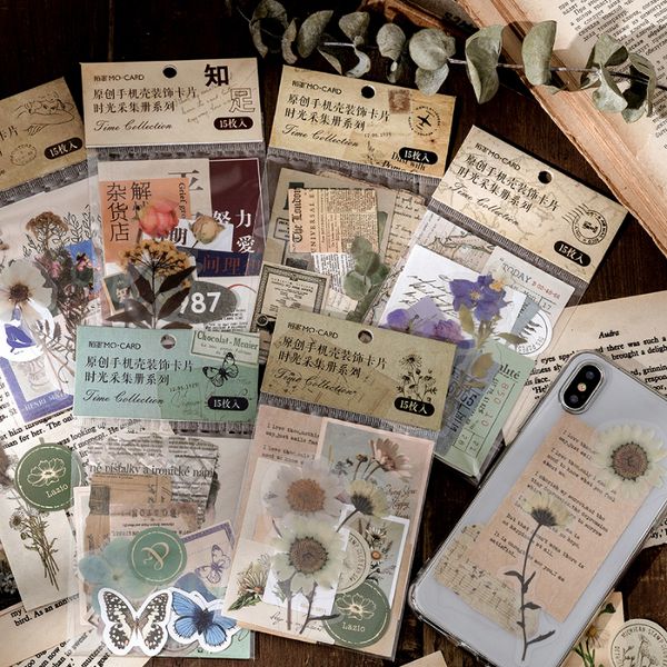

2020 journmm 15, your stick phone unlock stationery retro factory roll label stickers every day
