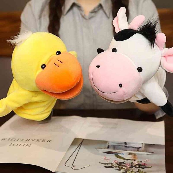 

56hand finger puppet kawaii animal plush educational baby toys lion elephant bunny monkey giraffe tiger soft toy stuffed doll