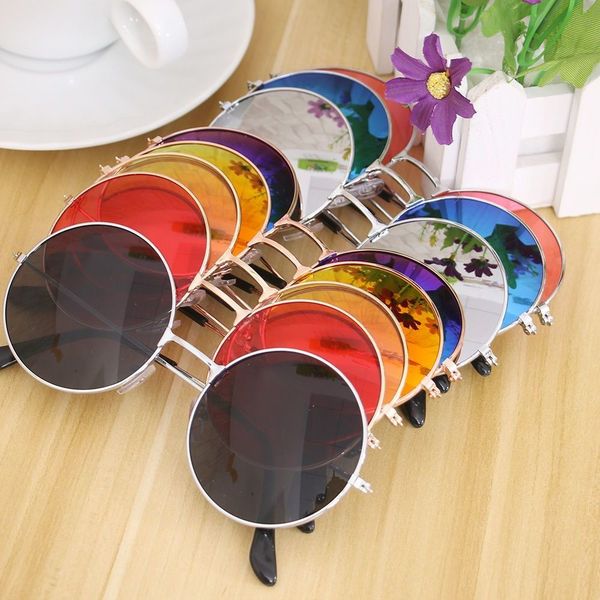 

2019 sun glasses lens alloy female eyewear frame driver goggles car accessories retro round sunglasses women