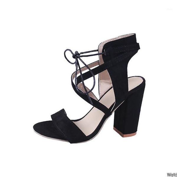 

new sandals women summer comfortable fashion super high heel sandals lace fashion cross straps elegant casual women1, Black
