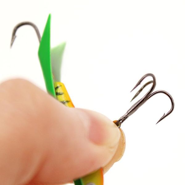 

gobygo 1pcs winter ice fishing lure ice jig 6cm 9g sinking lead head hook hard bait vib wobbler jigging fishing tac qylwzr