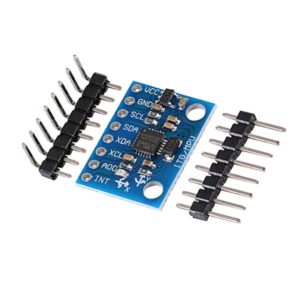 

mpu-6050 6dof 3 axis gyroscope + accelerometer module for with 2 rows of black pins