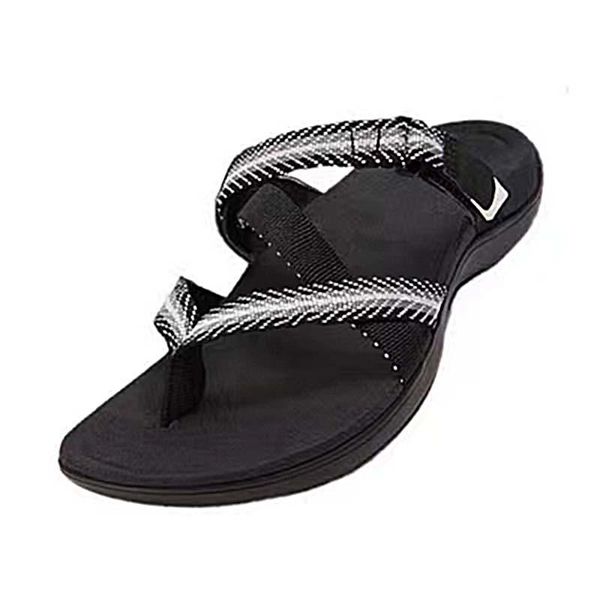 

women's sandals fashion flip flop bohemia women's shoes platform garden beach sandal woman slipper fashion slides dropshipping, Black