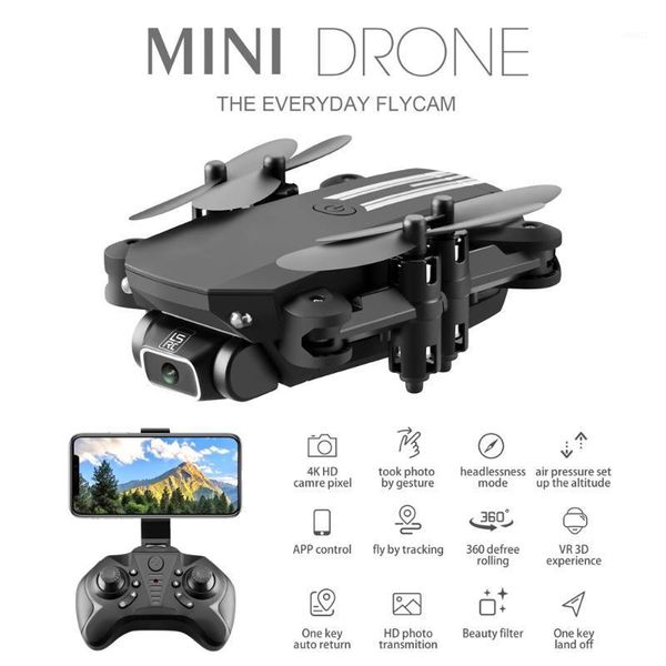 

drones est mini drone 4k 1080p hd camera folding quadcopter track flight fixed height wifi fpv rc helicopter dron toys gifts1
