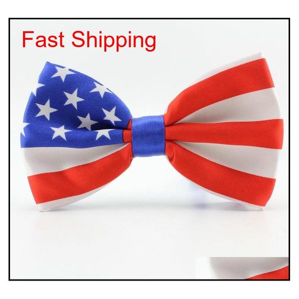 

novelty polyester bowtie noeud papillon men women bow tie colorful self tie neckwear usa qylplx queen66, Black;gray
