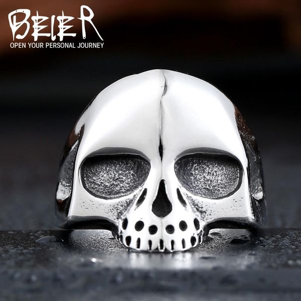 

бейер три цвета мужского punk black silver plated gold polished череп кольцо 316l stanless стал ювелирными изделиями способа br8 198 wmtfpz, Bronze;silver
