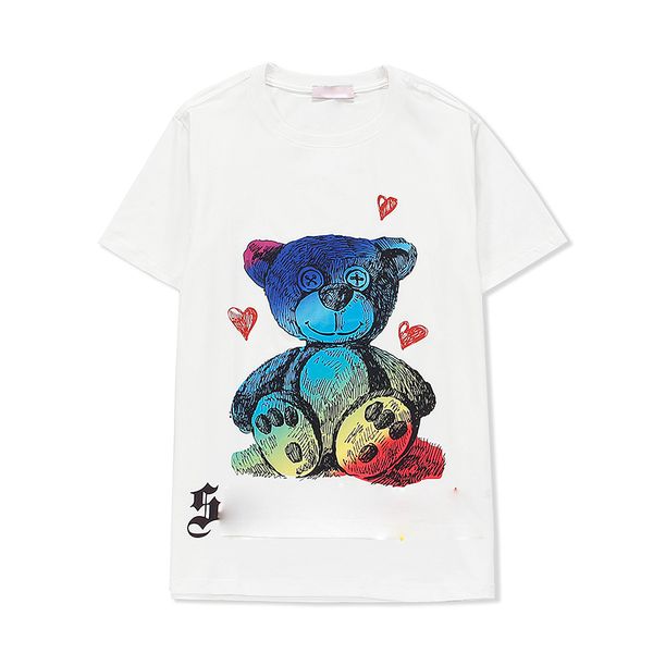 

2021 new mens women designers t shirt fashion men s casual t shirts man clothing street designer short sleeve paris clothes tshirts 92aa, White;black