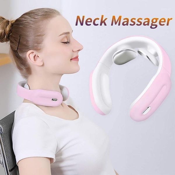 

4d intelligent wireless portable neck massager equipment ,deep tissue massage trigger point for office home sport travel1