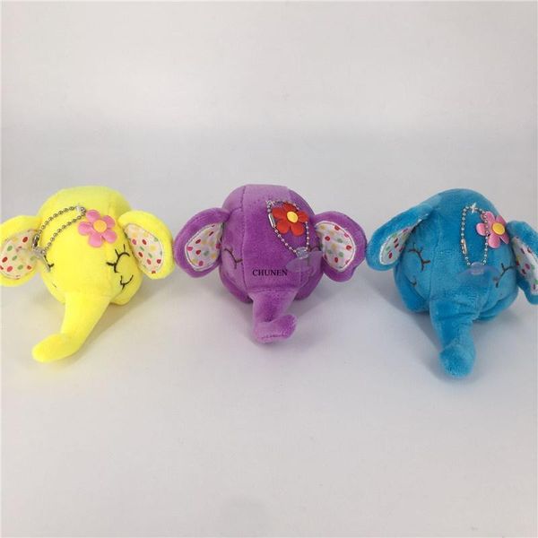

12см ок. средний размер слон плюшевые фаршированная игрушки подвеска key chain плюшевые животных куклы детские игрушки wmtvkc infant2005