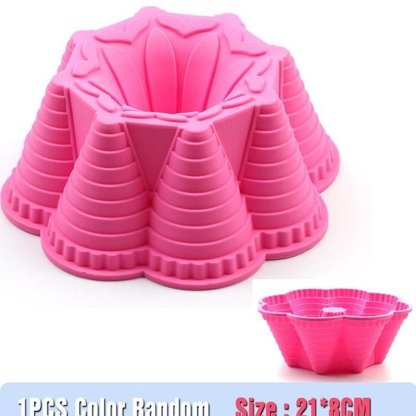 

new sile cake round pan sile cake mold chiffon baking tools chiffon cake pizza pan large (colors jllltu