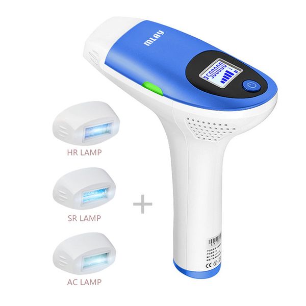 

mlay ipl laser epilator 500000 flashes permanent hair removal machine bikini trimmer face body underarm electric depilador