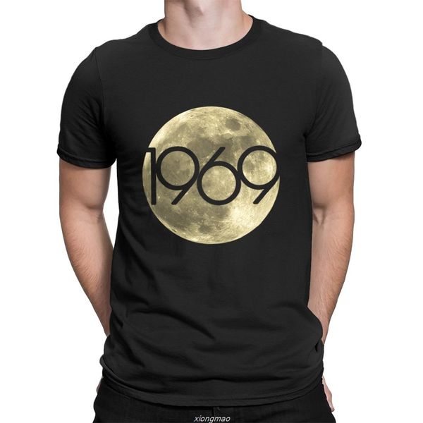 

sport new t shirt 50th anniversary apollo 11 1969 moon landing black shirt new summer street men fashion solid logo t shirt