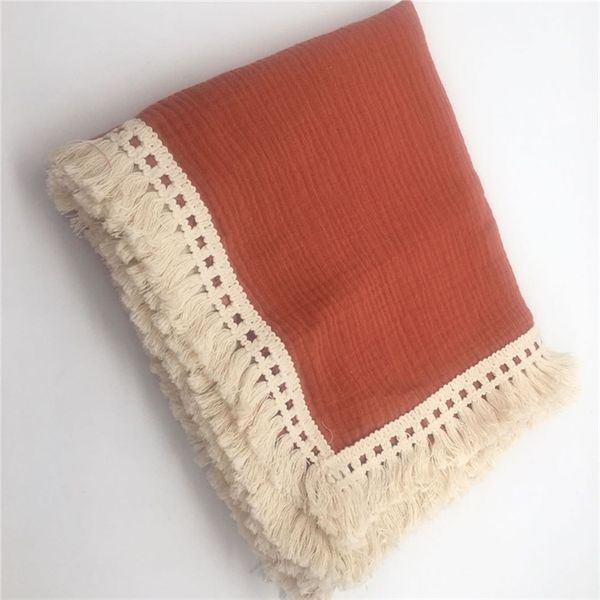 

хлопок кисточкой детские обертывание для новорожденной коляски крышка пеленального одеяла для новорожденного одеяла ванна марлевые муслин од