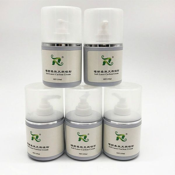 

250ml soft laser black doll laser carbon cream gel powder q switched nd yag laser natural toner dhl ing