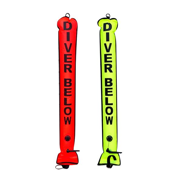 

2x scuba diving sealed sausage signal tube/surface marker buoy nylon diver