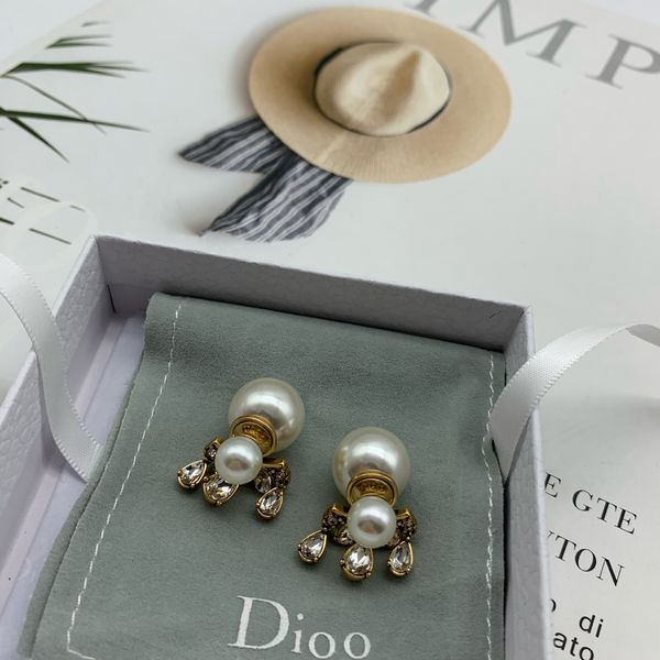 

2021 new designer jewelry dijia / dejia new wheat earrings for women, Golden
