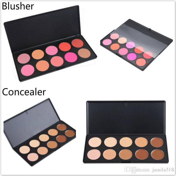

профессиональный макияж blush 10 цвет лица face powder румяна палитра косметика контур kit shading корректор макияж палитра