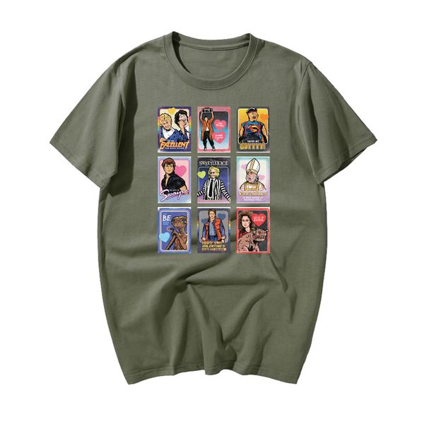 

funny retro classic tshirt classic 80s movies mems valentine's day vintage casual short sleeve sport hooded sweatshirt hoodie men t shi