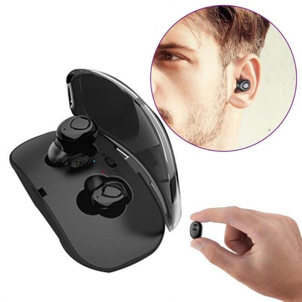 

x18 bluetooth 5.0 наушники с зарядной коробкой спортивная гарнитура в ухе беспроводные наушники наушники mini tws earbuds для смартфона