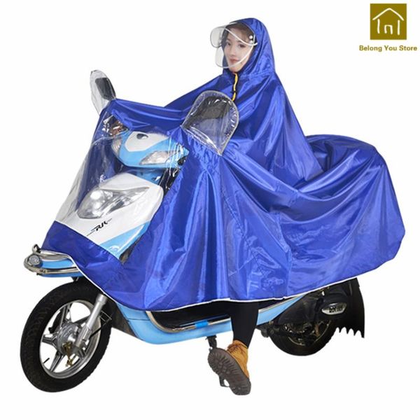 

rain gear outdoor motorcycle large poncho oxford cloth safe cover raincoat erwachsene waterproof raincoats wkr036, Red;brown