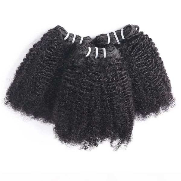 

peruvian curly hair afro kinky curly 3bundles deals 8a unprocessed indian hair afro wave curly brazilian virgin hair bundles, Black