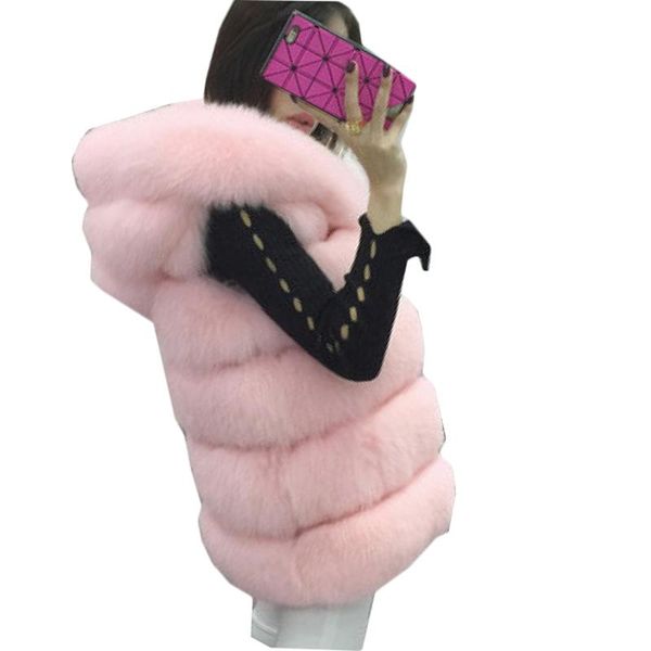 

4xl vest coat women fur woolen shawl big coat outwear oversized with hood with fur trim collar vest, Black