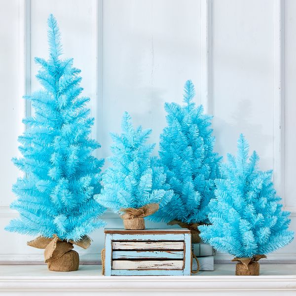 

tiffany blue 1.2/1.5/1.8/3 meters, christmas tree tiktok ins red wind ornaments