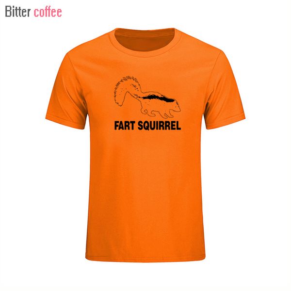 

sport bitter coffee summer printing tee shirt fart squirrel animal mens cotton t-shirt apparel short sleeve & tees