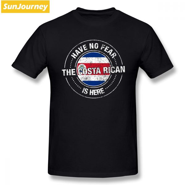 

have no fear the costa rican is here t shirt custom short sleeve brand summer big size men t shirt sport hooded sweatshirt hoodie