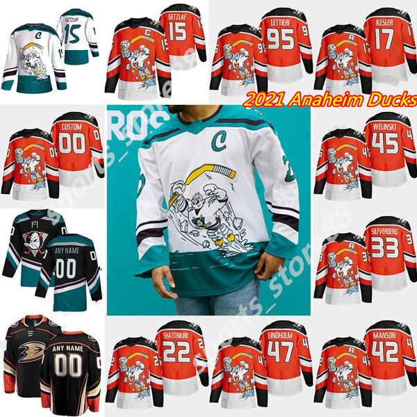 

mighty anaheim ducks jersey hockey ryan getzlaf jakob silfverberg henrique kesler rakell teemu selanne paul kariya charlie conway bombay, Black;red
