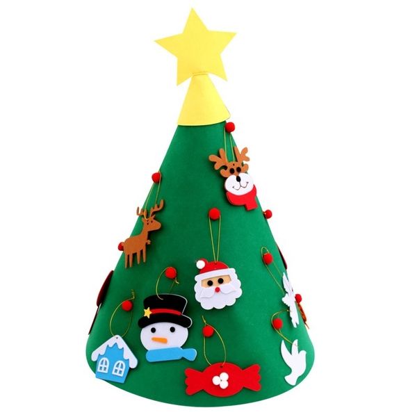 

decorations puzzle handmade children felt cloth christmas tree