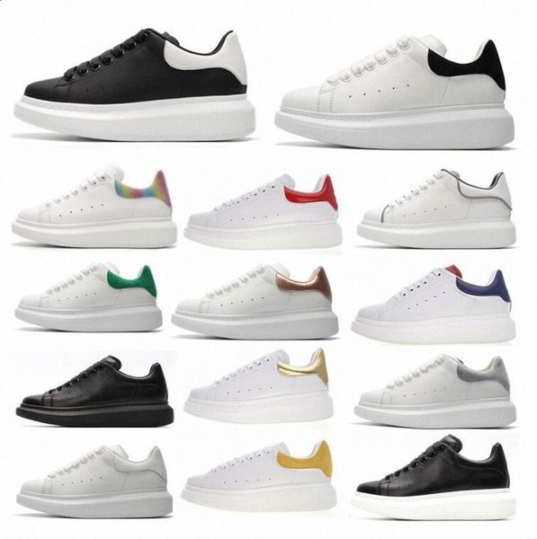 

2021 fashion casual shoes espadrille oversized men alexander mcqueen women mcqueens platform shoes sneakers t8np#