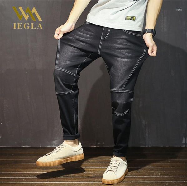 

men jeans harem pants fashion denim pants loose jean trousers casual wear plus size dark denim joggers pantalon 29-481, Blue