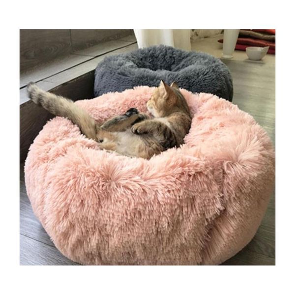

xl 80cm long plush super soft pet bed kennel dog round cat winter warm sleeping bag puppy cushion mat wmtwto dh_seller2010