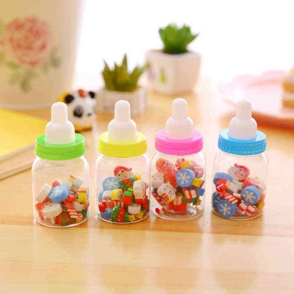 

t chilen's creative cartoon animal fruit bottle eraser student rubber stationery school suppli batch