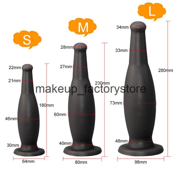 Massagem enorme silicone vibrador anal plug vagina ânus g-ponto masturbação massageador de próstata grande butt plug erótico anal sextoy para homens