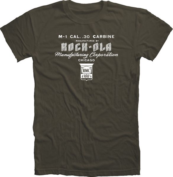 

2019 wwii m1 carbine rock-ola t receiver shirt handmade cotton sling magazine sight sport hooded sweatshirt hoodie