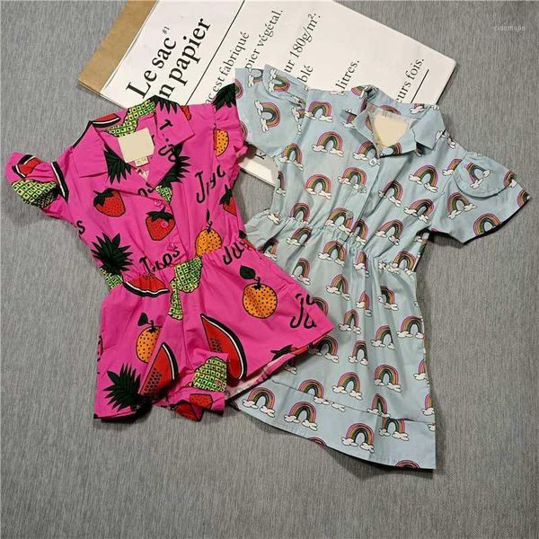 

bobozone 2020 new hugo series dress for girls kids summer clothes1, Red;yellow