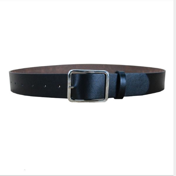 

2021 new retro leather casual korean female decorative fashion pin buckle belt students ph0q, Black;brown