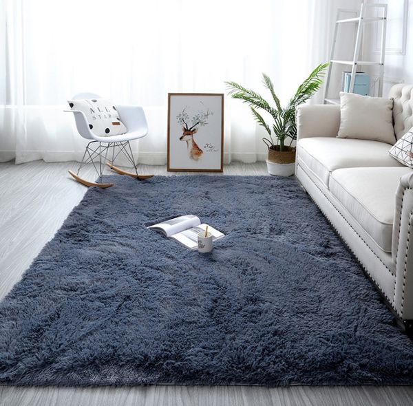 Der neueste warme Seidenwollteppich bietet viele Stile und Farben zur Auswahl, Langhaarfrisuren, Teppiche und schlichte Teppiche für das Wohnzimmer