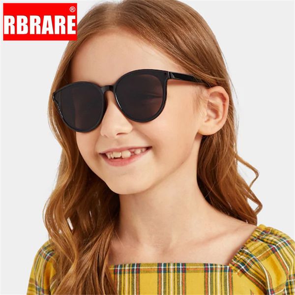 

fashion round sunglasses girls boys colorful mirror vintage children glasses concave shape personality anti-uv street beat kid, White;black