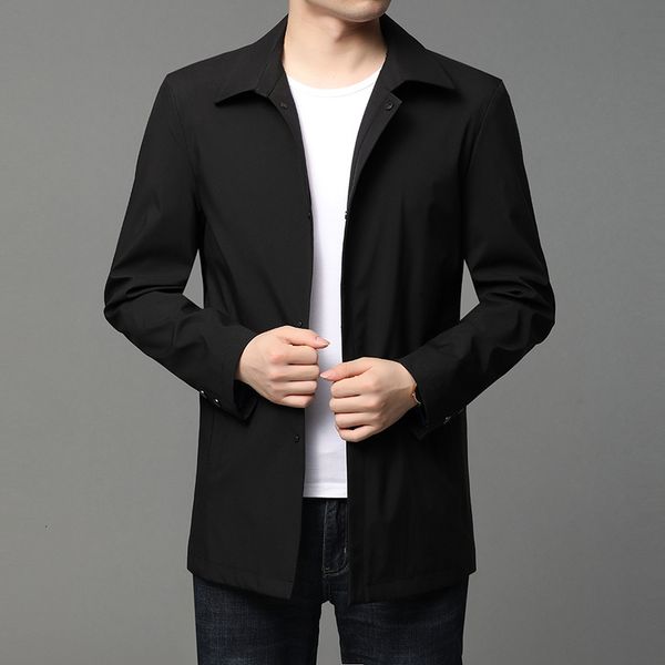 

zhuo danlong's new autumn 2020 jacket lapel casual men's coat s9828, Black;brown
